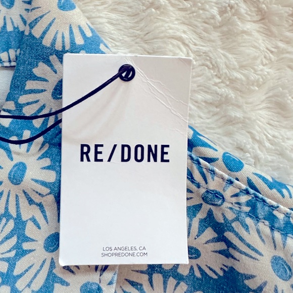 RE/DONE 90s Canvas Chore Jacket Daisy NWT - Picture 14 of 14